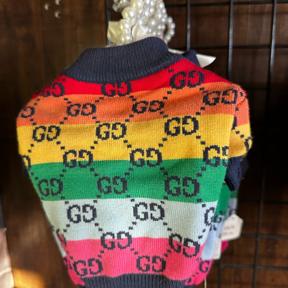 Multicolor Striped Sweater for Dog